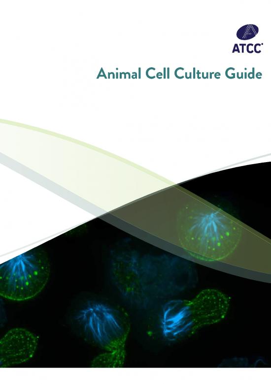 Animal Cell Culture Pdf 86454 Animal Cell Culture Guide