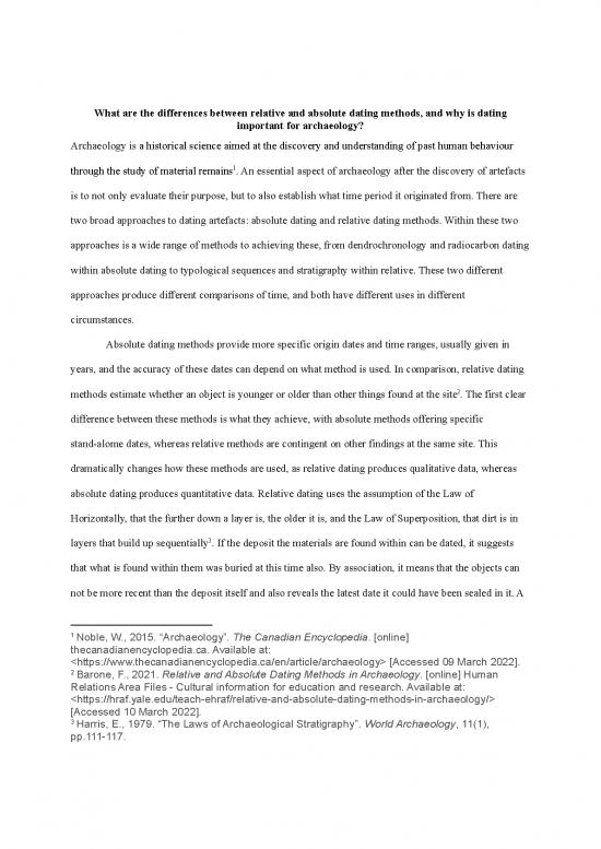 picture1_Dating Methods In Archaeology Pdf 86020 | Arch 2crick Victoria