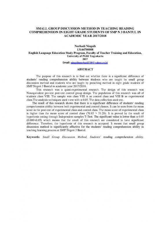 picture1_Discussion Method Of Teaching Pdf 86191 | Artikel Nurhadi Ningsih
