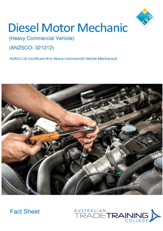 picture1_Automotive Pdf 85397 | Attc Fact Sheet Diesel Motor Mechanic V4 1