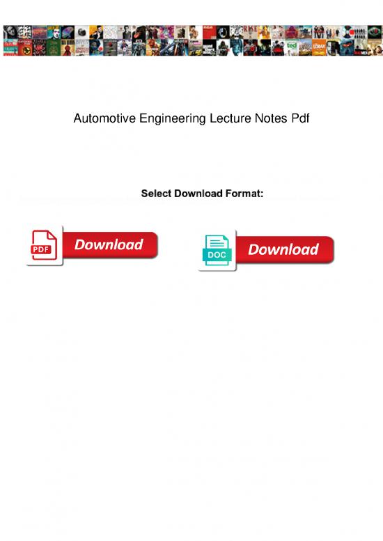 picture_Automotive Pdf 85296 | Automotive Engineering Lecture Notes Pdf