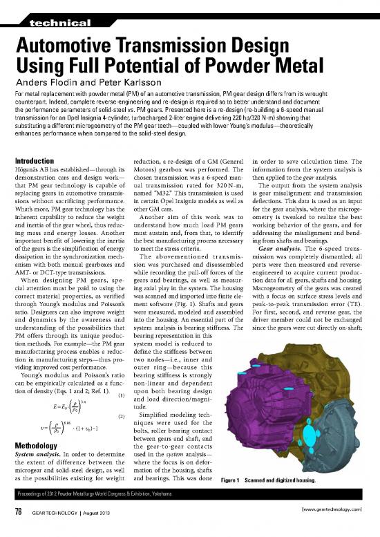 picture Automotive Pdf 85141 | Automotive Powder Metal