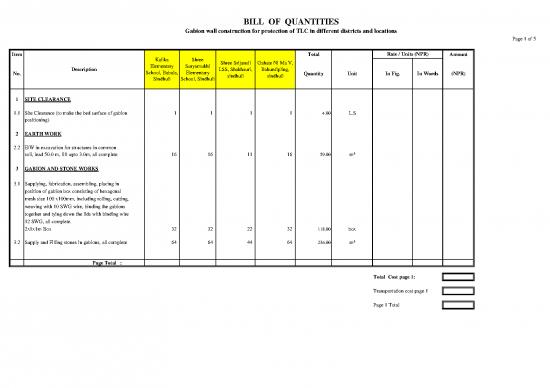 picture_Construction Pdf 84732 | Bills Of Quantity Gabion