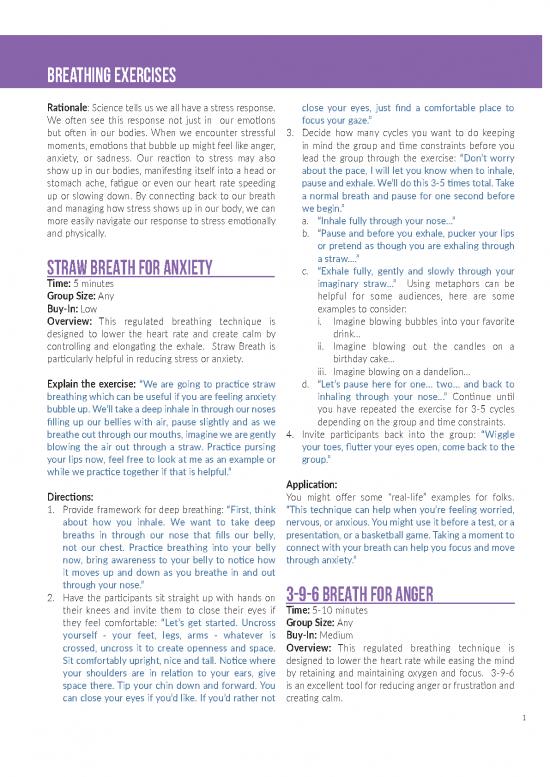picture Breathing Exercises For Anxiety Pdf 86264 | Breathing