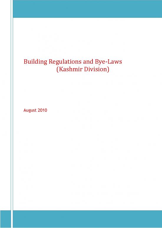 picture Building Pdf 84680 | Building Regulations   Bylaws Byelaws Kashmir   Division