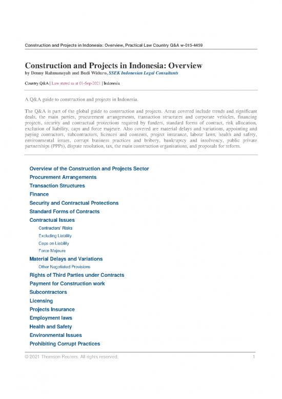 picture Sample Contract For Construction 84687 | Construction And Projects In Indonesiassek Legal Consultants