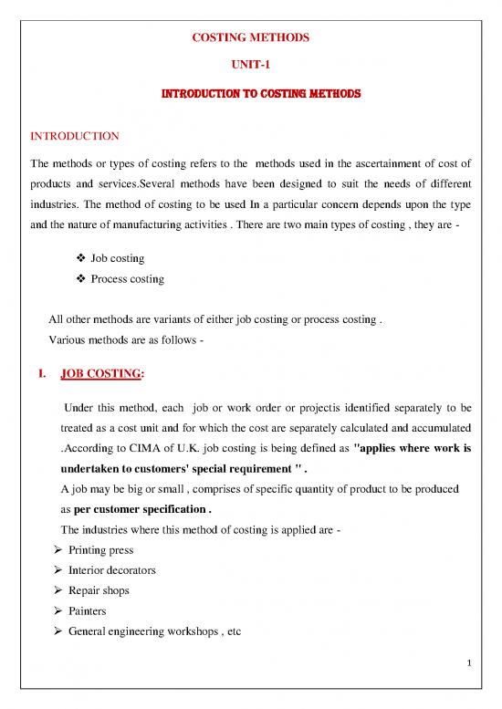picture1_Methods Of Costing Pdf 86019 | Costing Methods