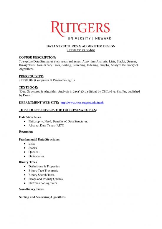 picture Algorithm Design Pdf 86219 | Cs 335 Data Structures And Algorithm Design