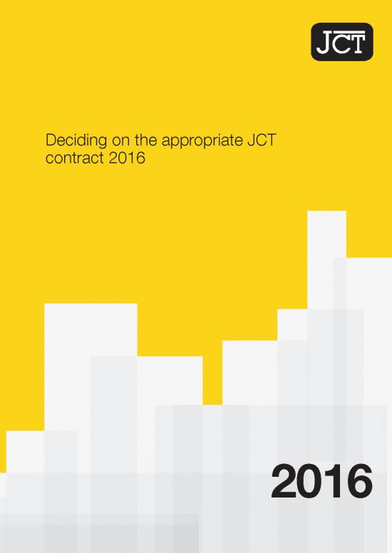 picture1_Act Therapy Pdf 84468 | Deciding On The Appropriate Jct Contract 2016