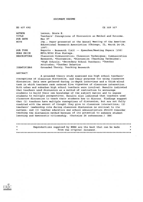 picture1_Discussion Method Of Teaching Pdf 85702 | Ed407692