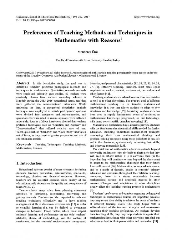 picture1_Teaching Methods Pdf 85713 | Ej1129415