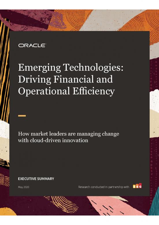 picture Technology Pdf 85249 | Esg Research Oracle Emerging Technologies