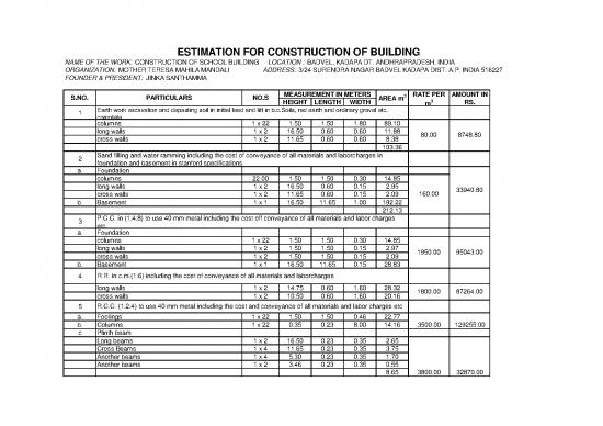 picture1_Building Pdf 84312 | Estimation For Construction Of School
