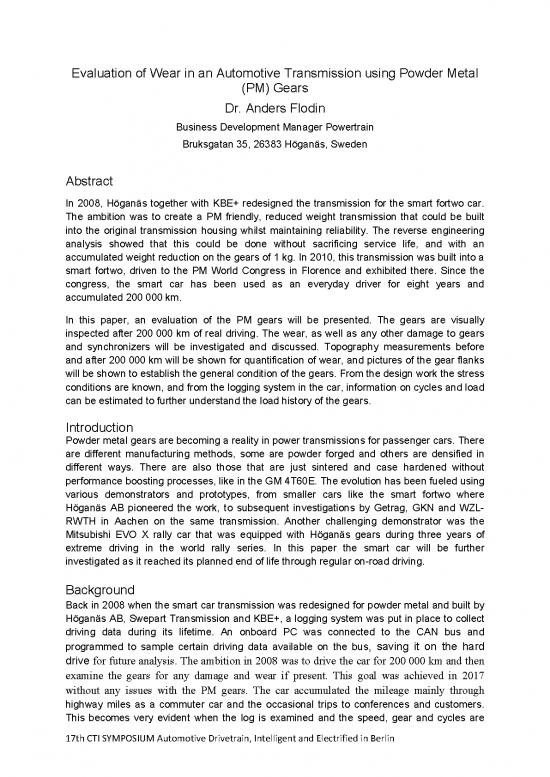 picture1_Automotive Pdf 85156 | Evaluation Of Wear In Pm Gears