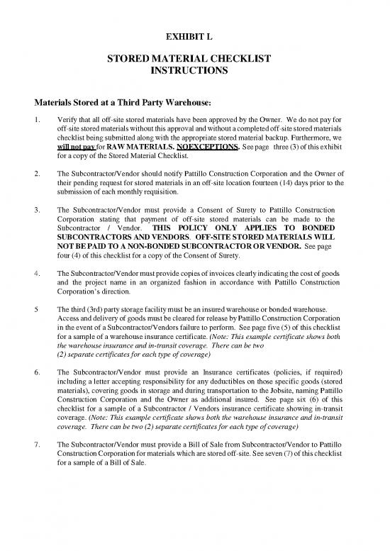 picture1_Construction Pdf 84587 | Exhibit L Stored Materials Checklist 17