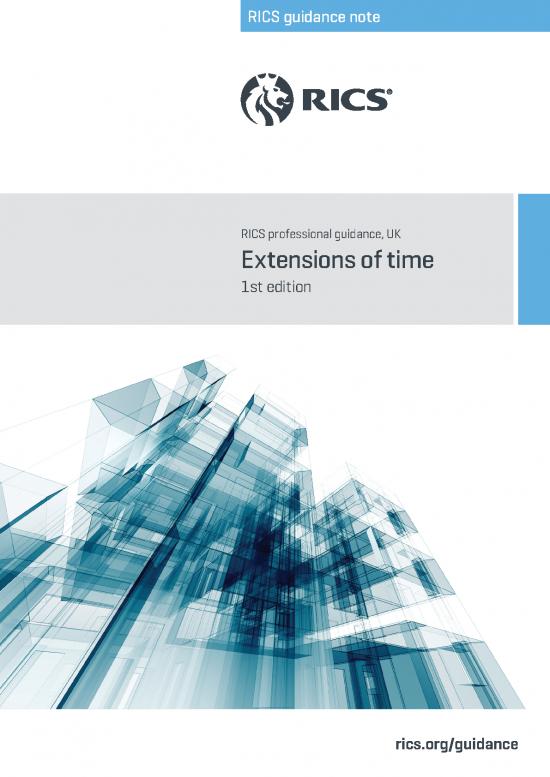 picture_Construction Pdf 84633 | Extensions Of Time 1st Edition Rics