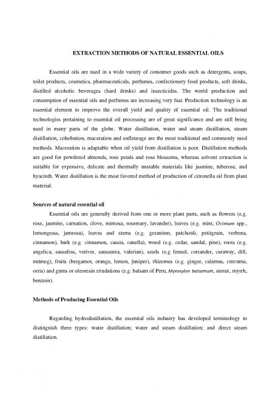 picture Technology Pdf 85354 | Extraction Methods Natural Essential Oil