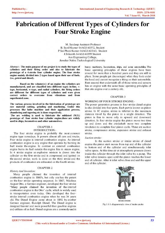 picture1_Technology Pdf 85172 | Fabrication Of Different Types Of Cylinders For Four Stroke Engine Ijertv7is030048