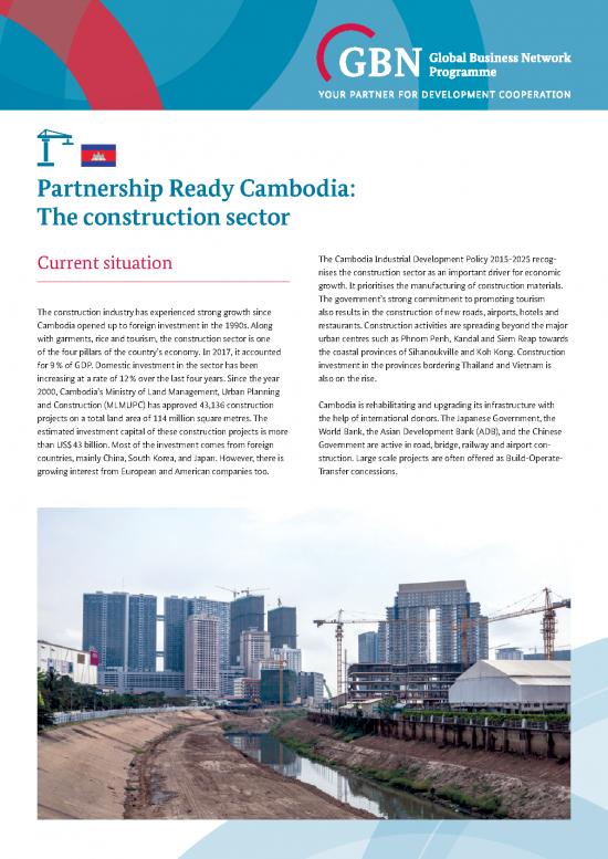 picture Construction Pdf 84309 | Gbn Sector Brief Kambodscha Construction E Web