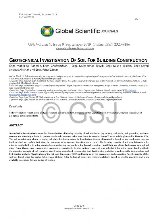 picture_Soil Management Pdf 86690 | Geo Technical Investigation Of Soil For Building Construction