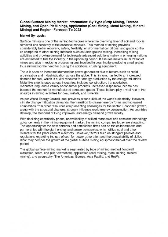 picture1_Processing Pdf 85452 | Global Surface Mining Market Information