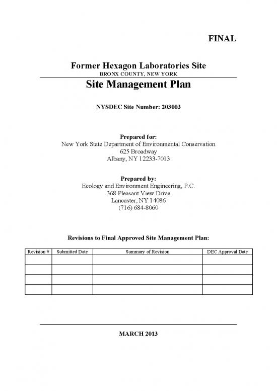 picture Site Management Pdf 84759 | Hexagon Site Management Plan