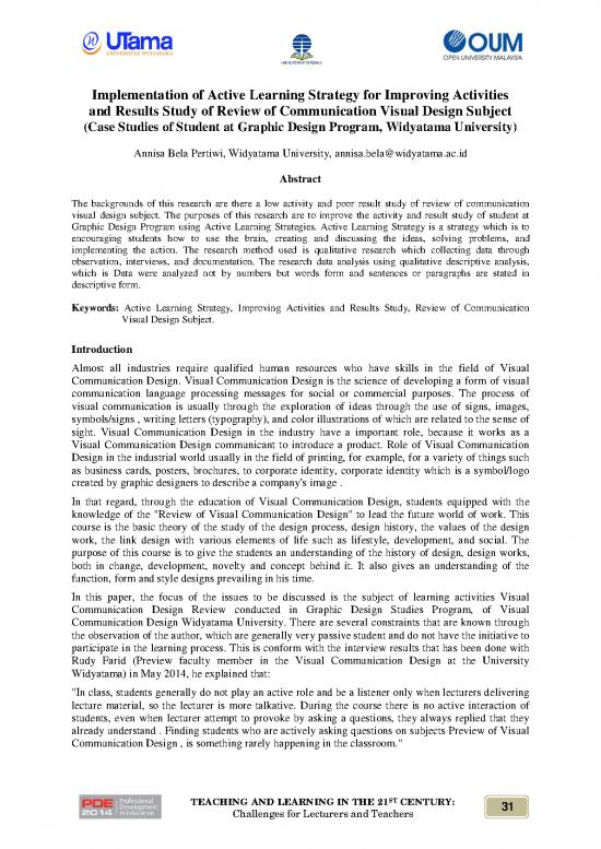 picture1_Thermal Analysis Pdf 86193 | Implementation Of Active Learning Strategy For Improving Activities
