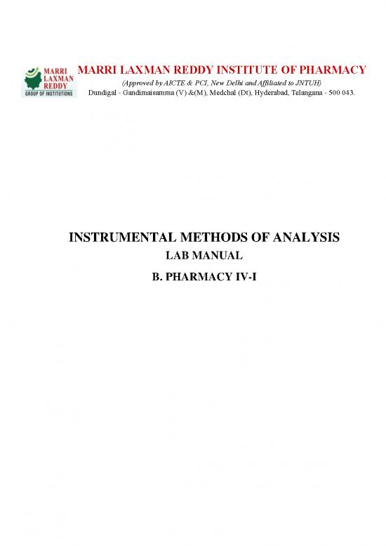 picture Instrumental Methods Of Analysis Pdf 85981 | Instrumental Methods Of Analysis Lab Manual
