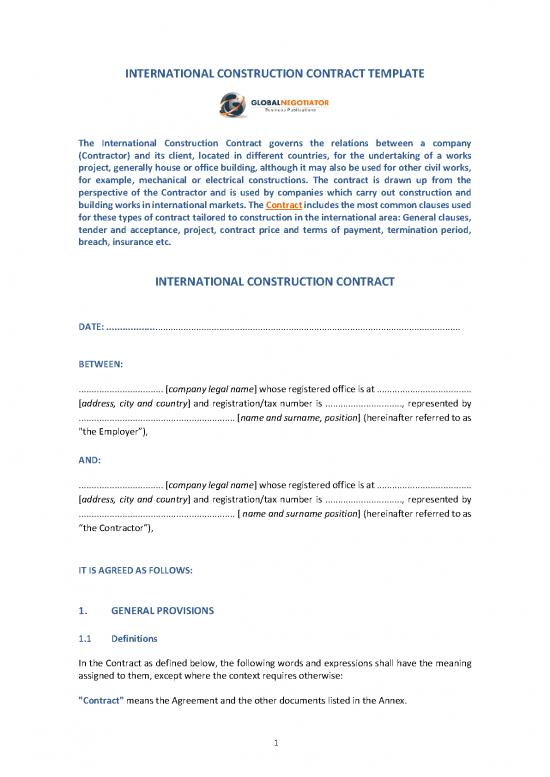 picture Building Pdf 84313 | International Construction Contract Agreement Form