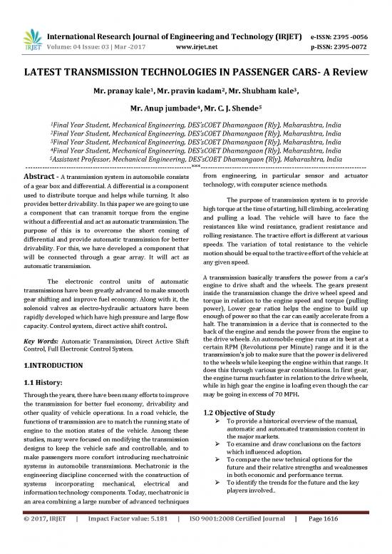 picture Technology Pdf 85187 | Irjet V4i3455