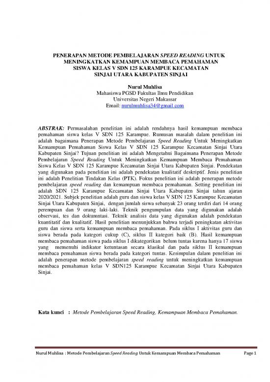 picture Speed Reading Pdf 85650 | Jurnal Nurul Muhlisa 1647042045