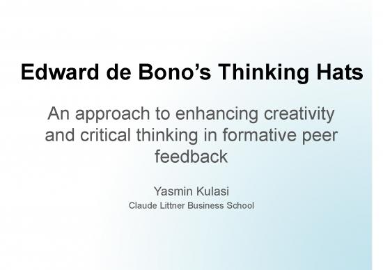 picture Six Thinking Hats Pdf 85442 | Keynote Kulasi Flt2019