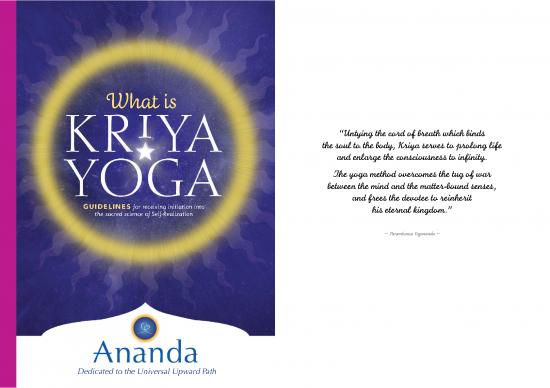 picture1_Kriya Yoga Pdf 86430 | Kriya E Booklet Eng