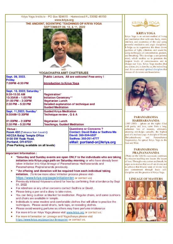 picture1_Kriya Yoga Pdf 85842 | Kriyayoga2022 1659838977