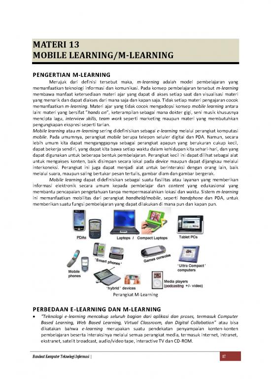 picture_Mobile Learning Pdf 85031 | Kti Materi13 Mobile Learning