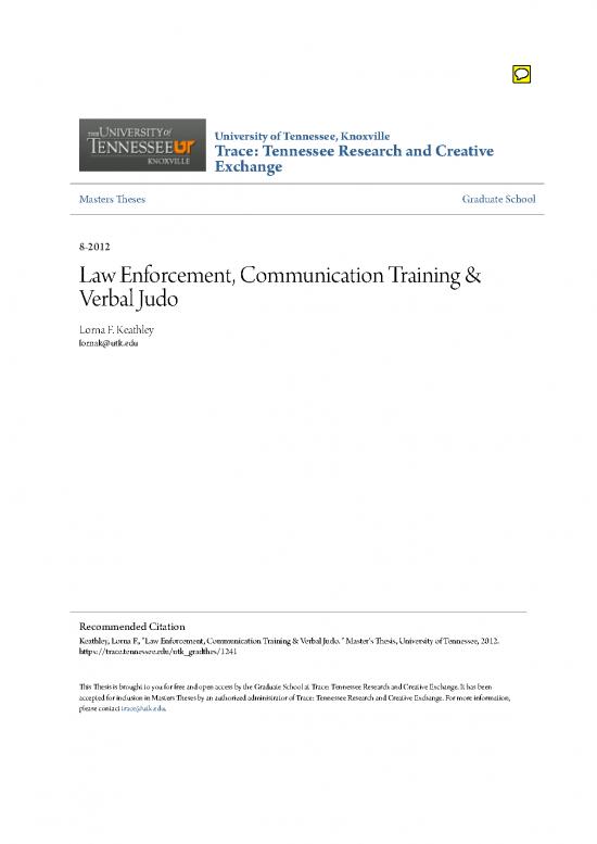 picture1_Verbal Judo Pdf 85547 | Law Enforcement Communication Training Verbal Judo