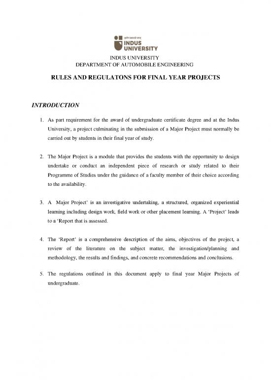 picture Automobile Engineering Pdf 84899 | Major Project Rules And Regulation Jan July 2020