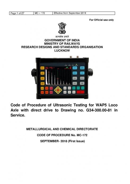 picture Ultrasonic Testing Procedure Pdf 86130 | Mc 172 Wap5 Dd