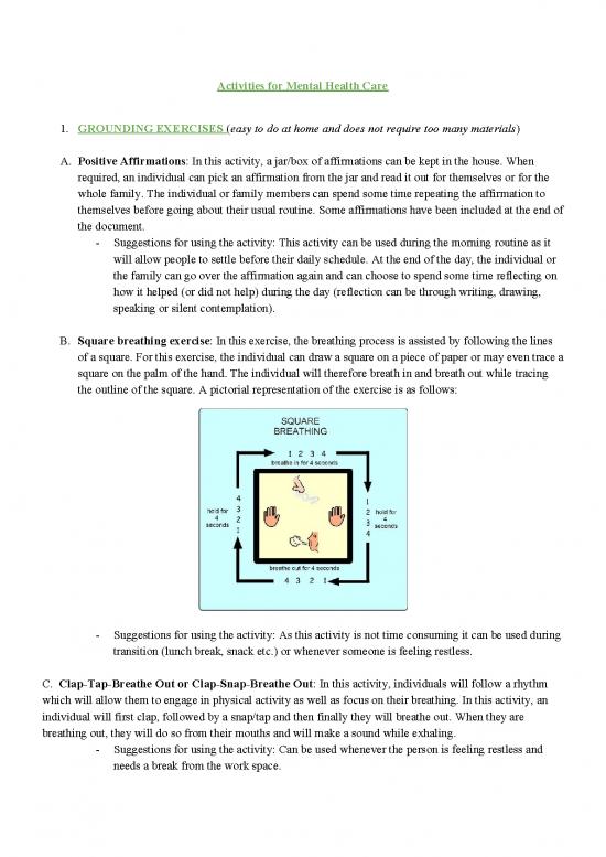 picture1_Grounding Exercises Pdf 85402 | Mental Health Care Covid 19 1