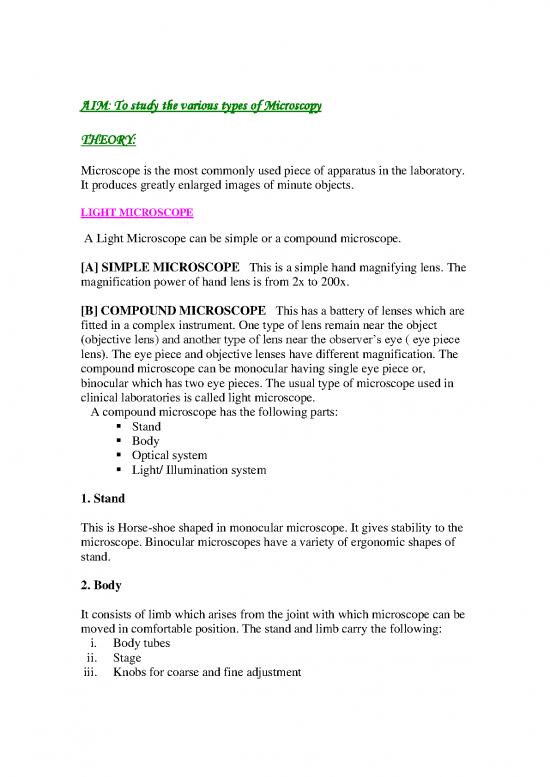 picture1_Types Of Microscopy Pdf 85409 | Microscopy Ii