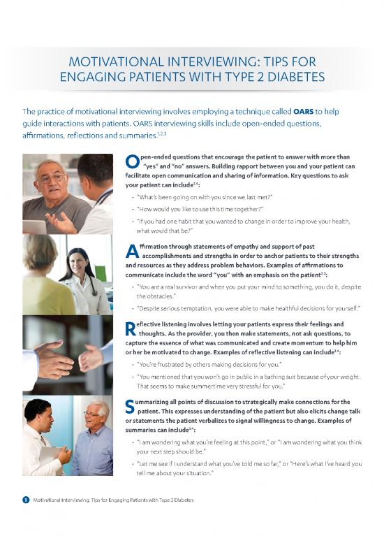 picture Motivational Interviewing Pdf 86508 | Motivational Interviewing T2d Patient Engagement