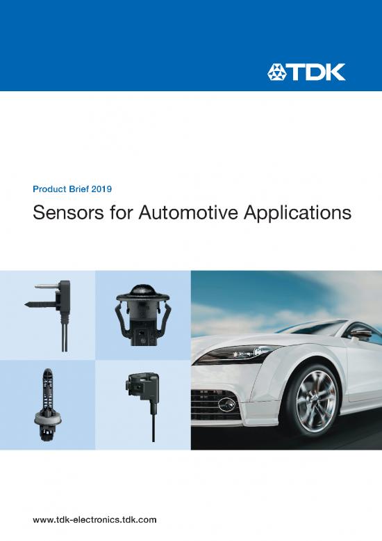 picture Automotive Pdf 85285 | Ntc Automotive Sensors Pb