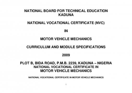 picture1_Motor Mechanics Pdf 84992 | Nvc In Motor Vehicle Mechanics