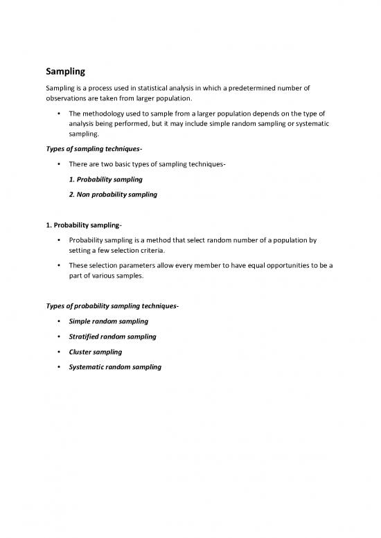 picture_Types Of Sampling Pdf 86474 | Phd Course Work Zldph 04 Biostatistics L 1