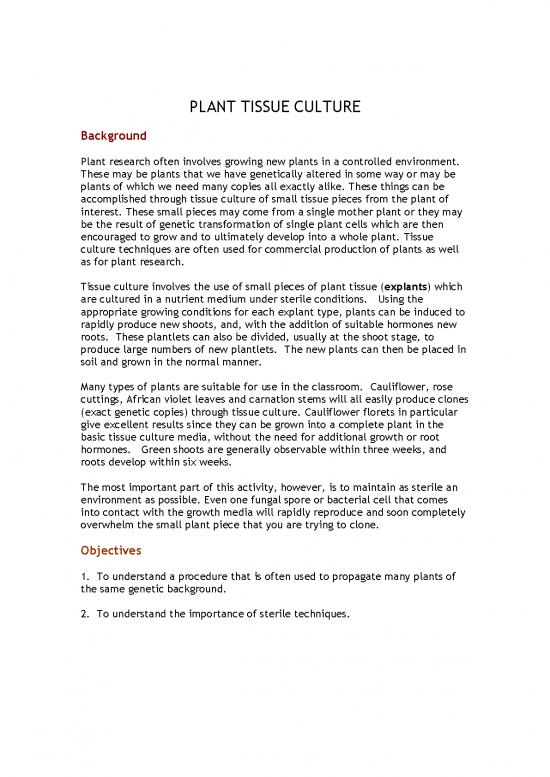 picture Plant Tissue Culture Pdf 86438 | Planttissueculture