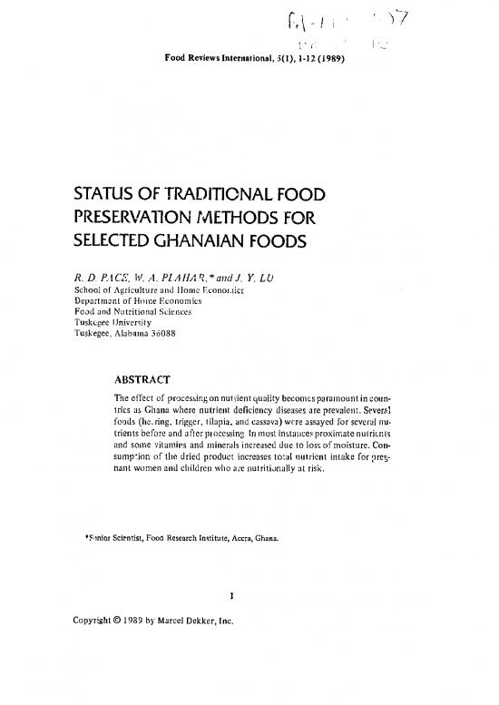 picture1_Methods Of Food Processing Pdf 86078 | Pnabd407