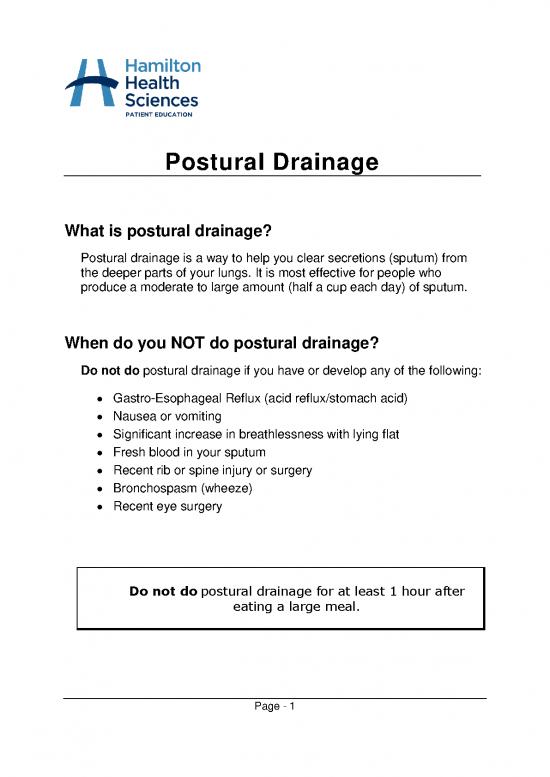 picture1_Postural Drainage Pdf 86710 | Posturaldrainage Trh