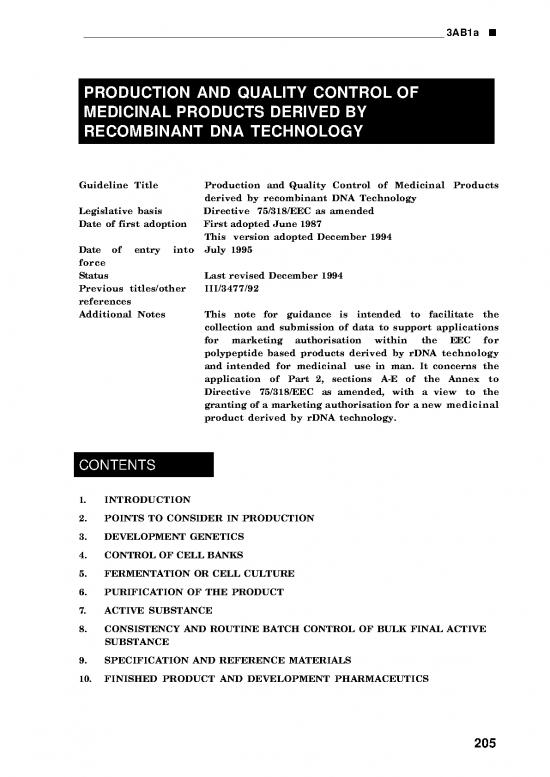 picture Technology Development Pdf 86633 | Production Quality Control Medicinal Products Derived Recombinant Dna Technology En