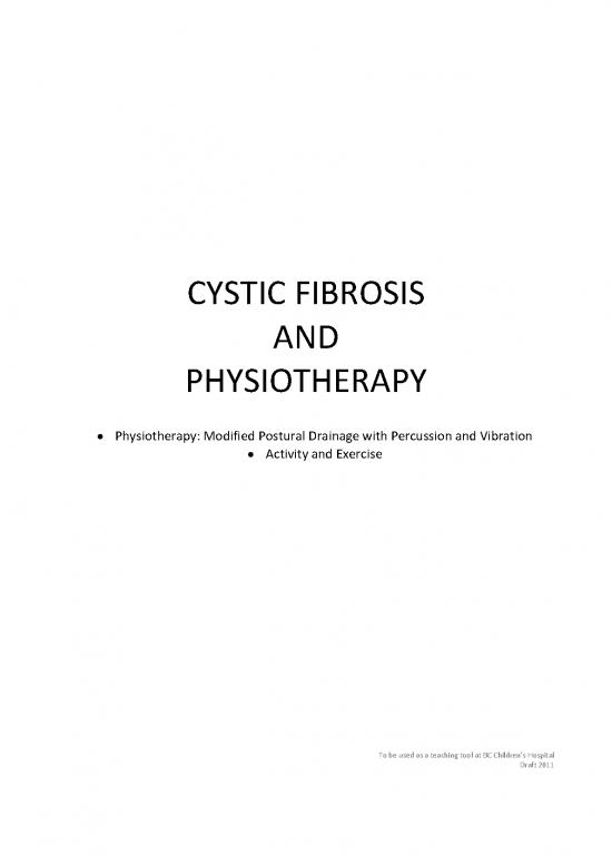 picture1_Postural Drainage Positions Pdf 86476 | Pt Physiotherapy For Toddlers With Cf