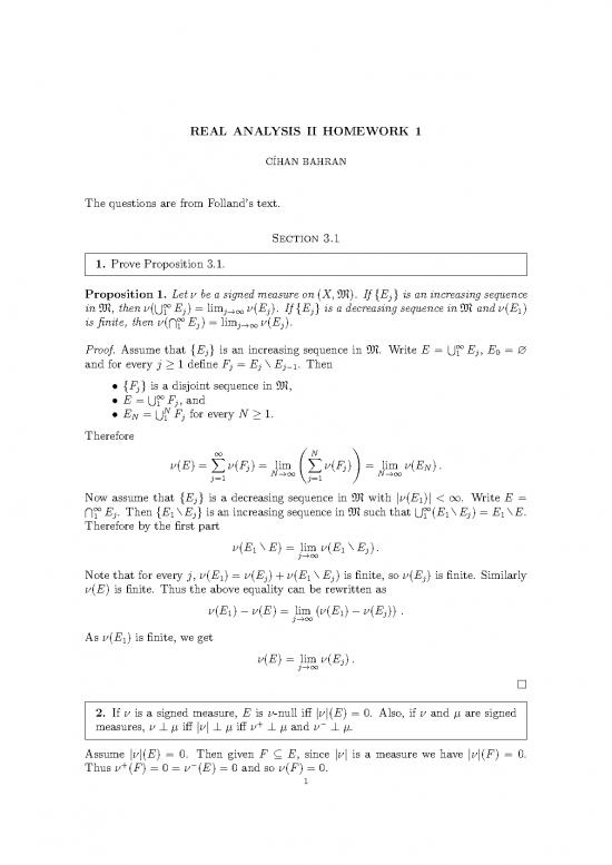 picture Folland Real Analysis Pdf 86388 | Real2 Hw1